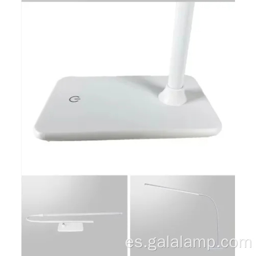 Lámpara de escritorio con protección ocular LED con luz de lectura de manguera